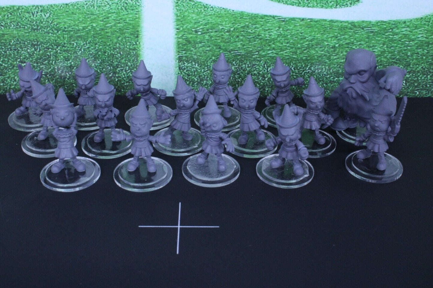 16pc Geppetto & Pinocchio Puppet Team Mini Tabletop Blood Fantasy Football Bowl