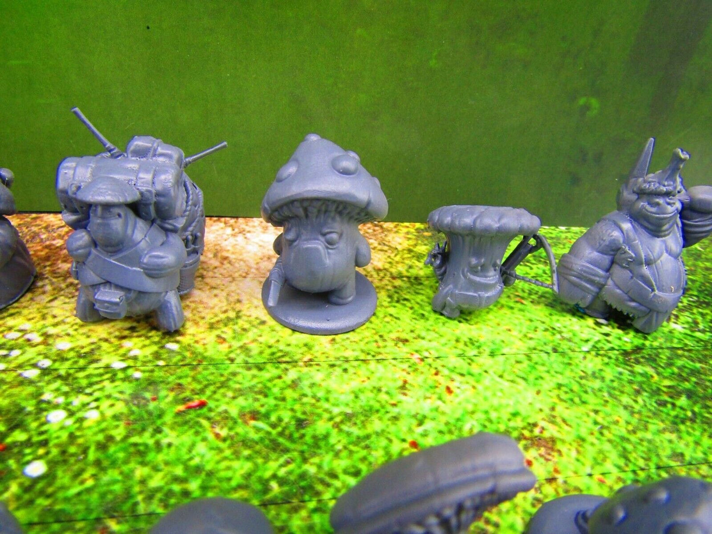 25pc Shroomie Myconid Characters Set Mini Miniature Model Character Figure