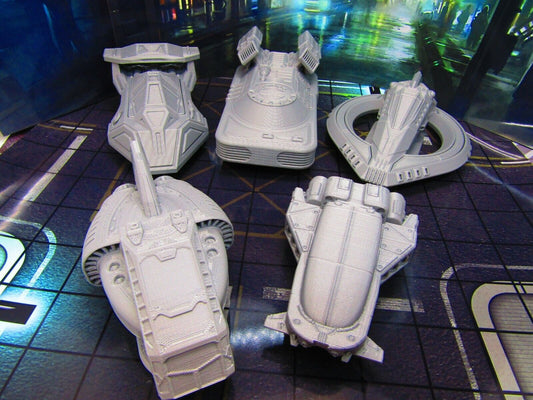 5pc Hover Car Set Lot