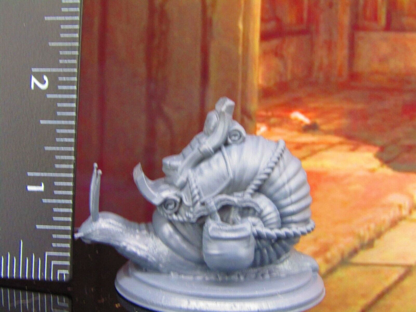 Racing Riding Snail Mount w/ Saddle Mini Miniature Model Character Figure