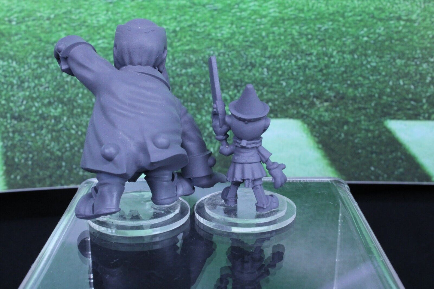 2pc Geppetto & Pinocchio Star Player Mini Miniature Blood Fantasy Football Bowl