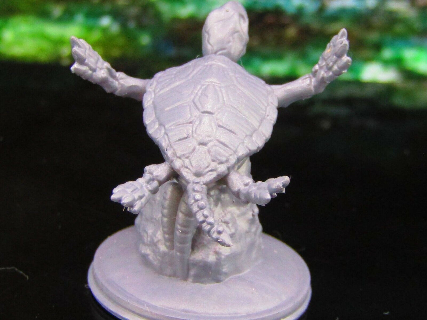 Undead Underwater Skeleton Sea Turtle Pose B Mini Miniature Model Character
