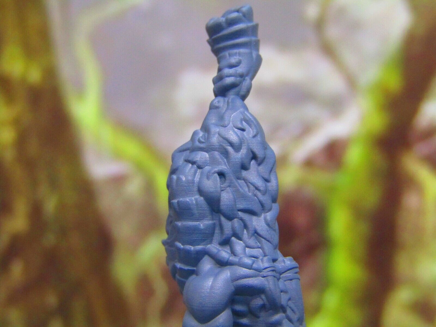 Goatman War Crier w/ Horn Mini Miniature Figure 3D Printed Model 28/32mm Scale