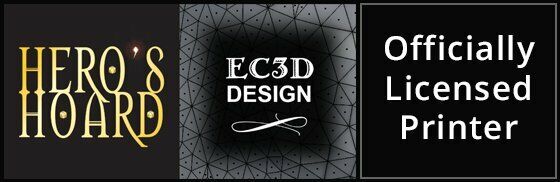2 Piece Flying Carpet Rug Set Mini Miniature Figure D&D 3D Printed Resin