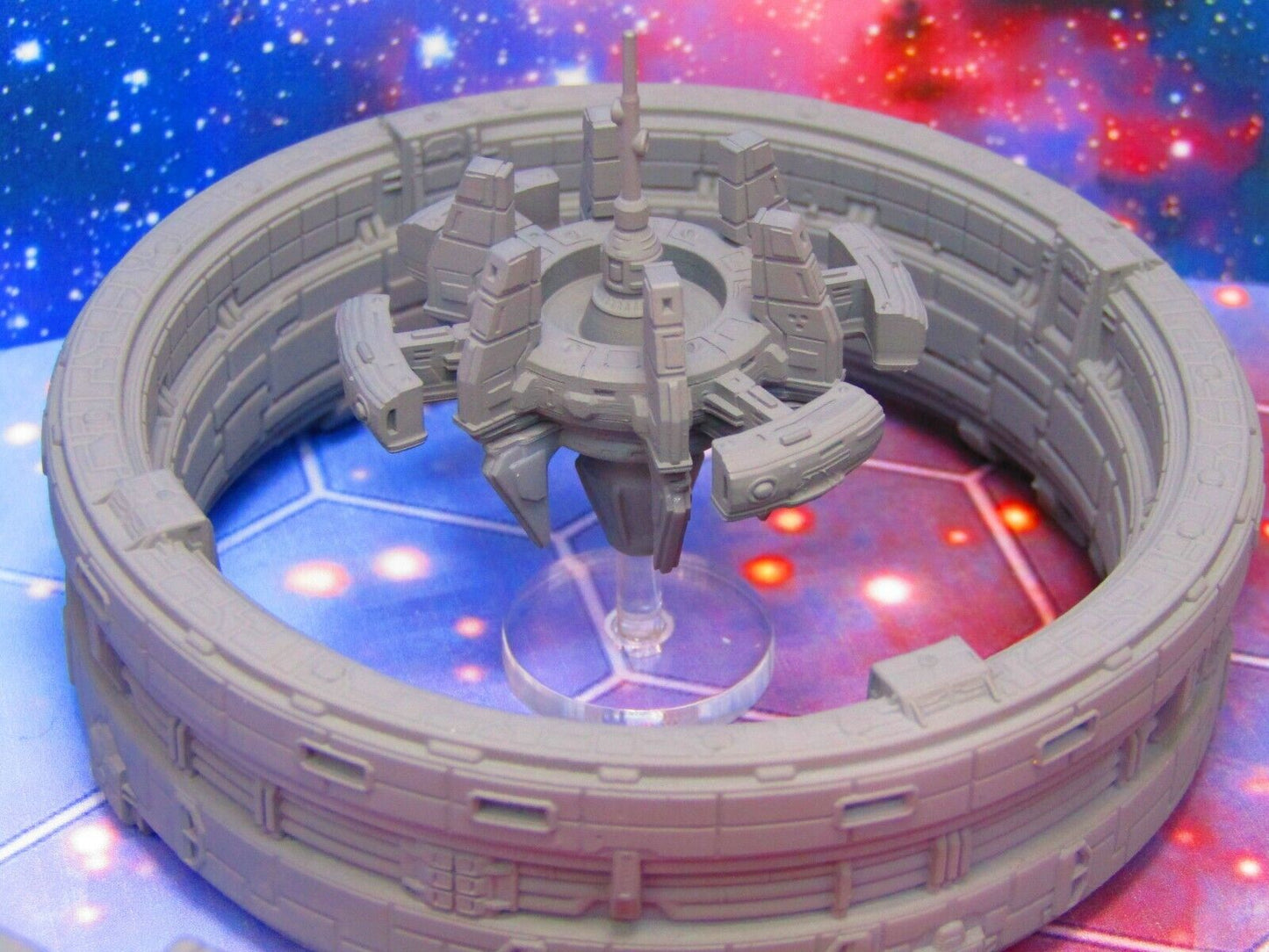 5 Piece Space Docks Shipping Port Station Starfinder Fleet Scale Starship