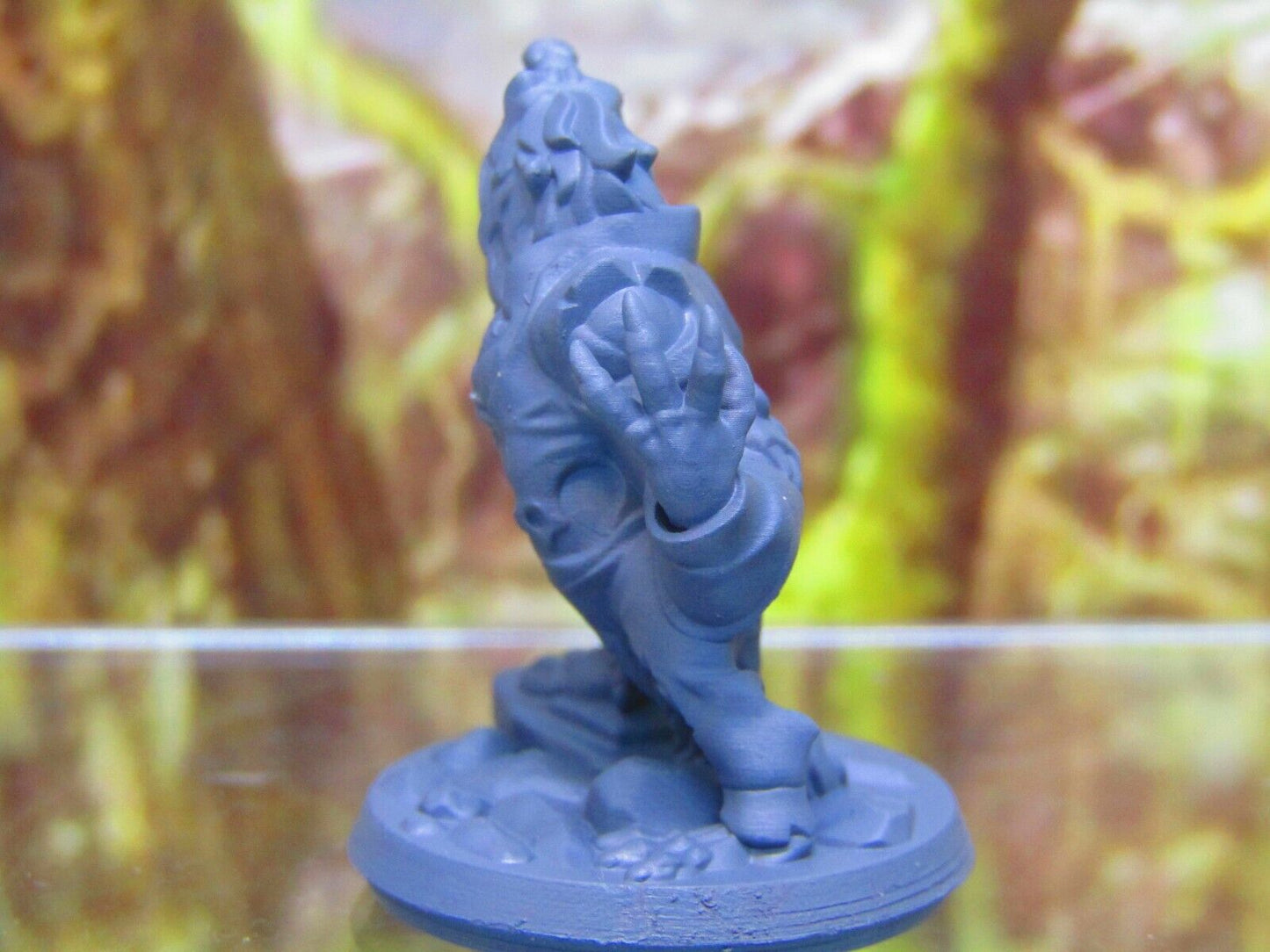 Wolfman Werewolf in Ragged Clothes Mini Miniature Figure 3D Printed Model 28/32m