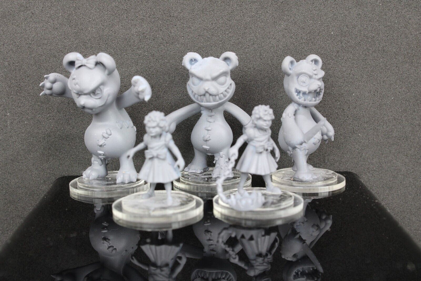 5pc Goldilocks & 3 Bears Mini Miniature RPG Tabletop Gaming Wargaming D&D