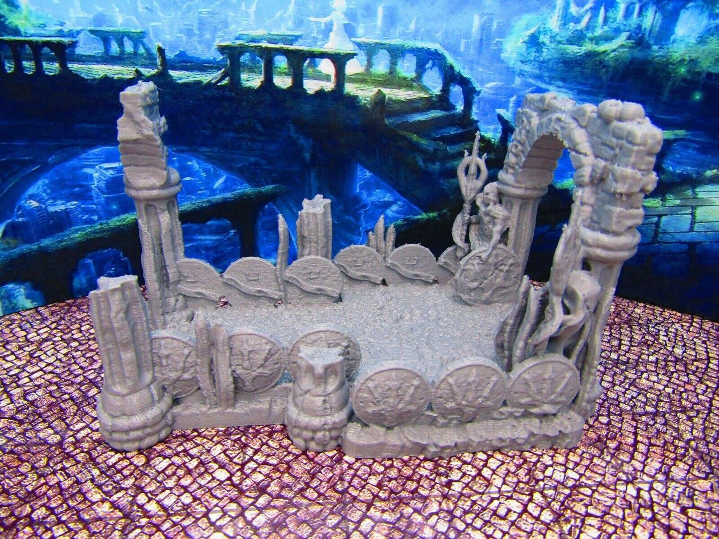 Merfolk Mermaid Deep Sea Hall Walk of Champions Scenery Scatter Terrain Props