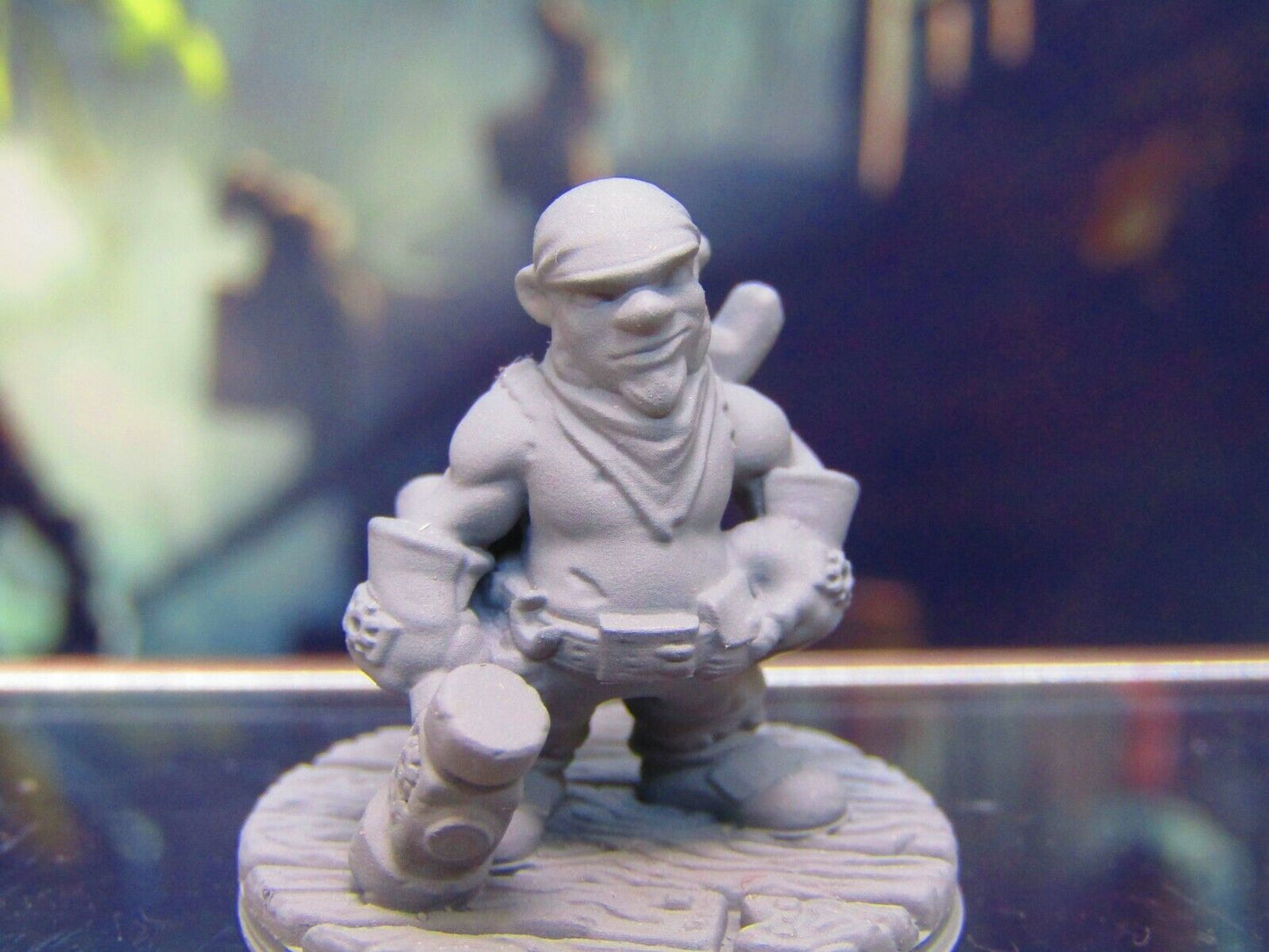 Sailor Pirate Mechanic Gnome Mini Miniature 3D Printed Model 28/32mm Scale