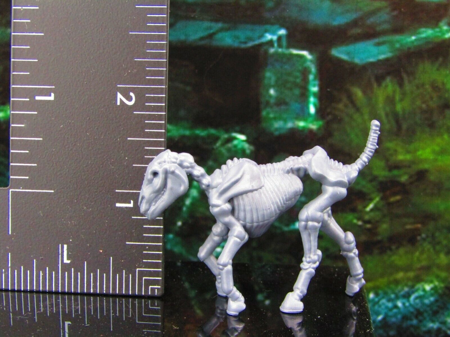 Undead Skeletal Skeleton Horse Pose A Mini Miniature Model Character Figure