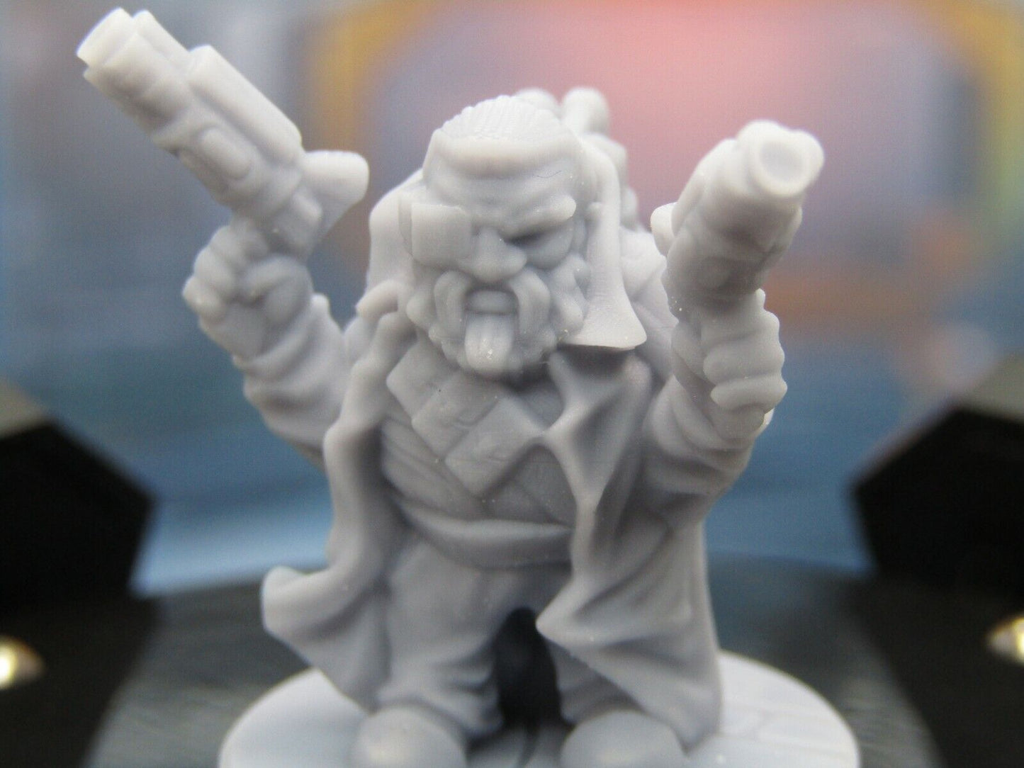 Dwarven Gunslinger Gunner Mini Miniature Scatter Terrain Scenery 3D Printed Mode