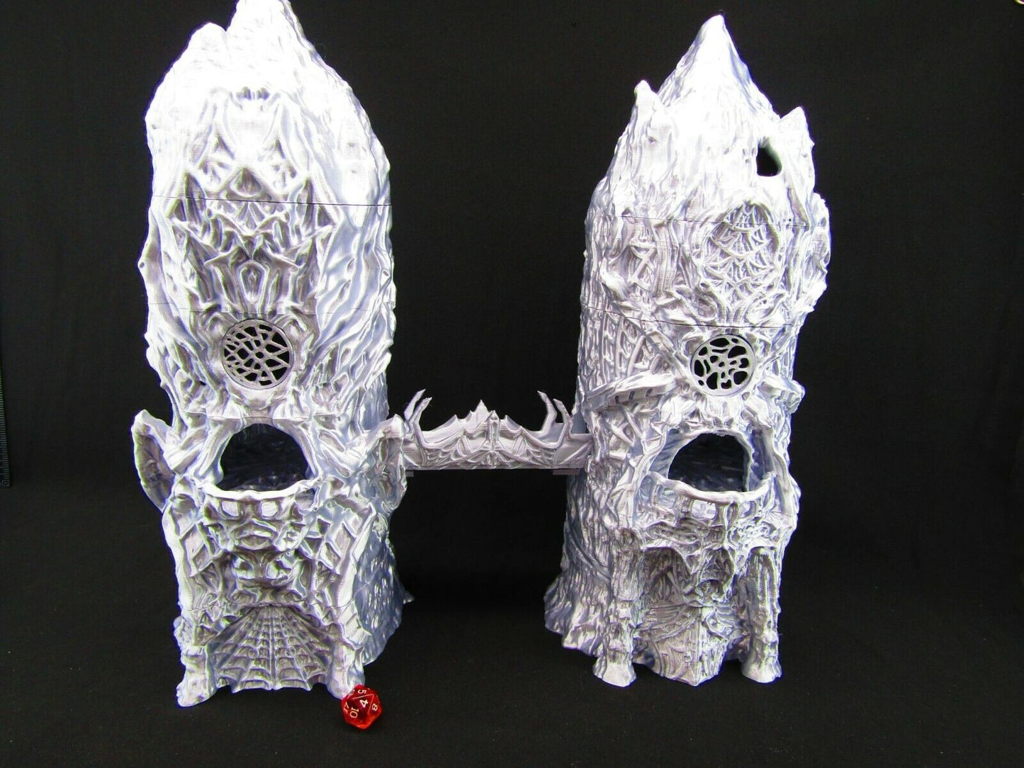 Modular Stackable Stalagmite Towers Pair Scatter Terrain Scenery 3D Printed Mini