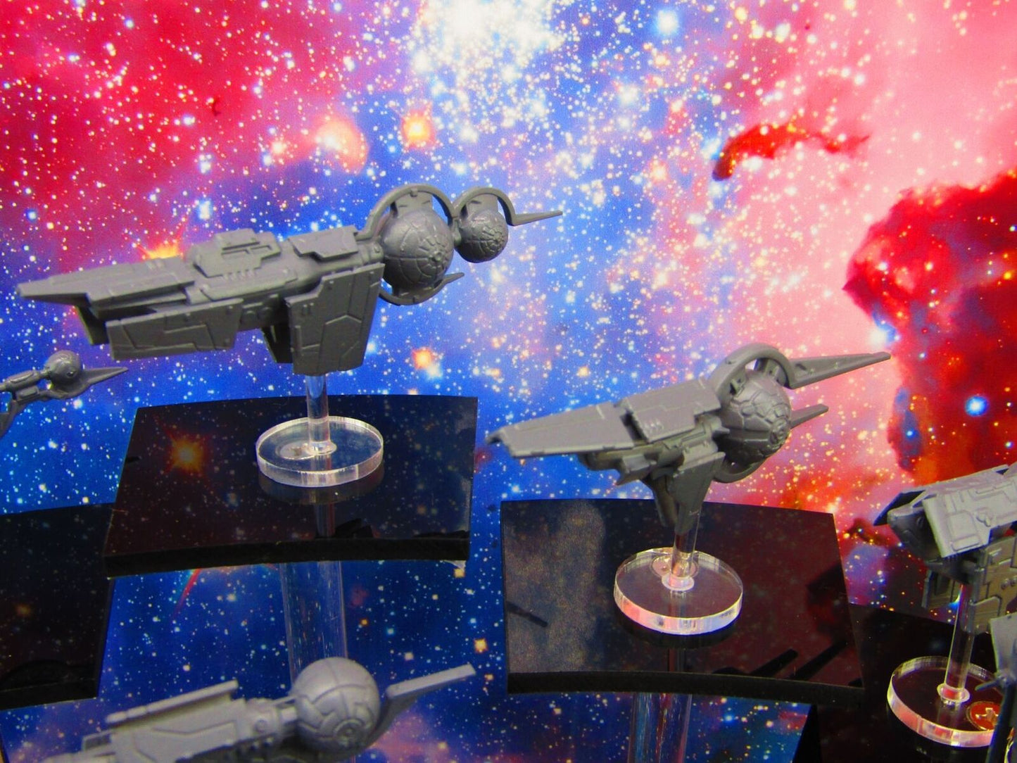 16pc Merconian Full Set W/ Flight Stands & Rods Astra Nebula Billion Suns