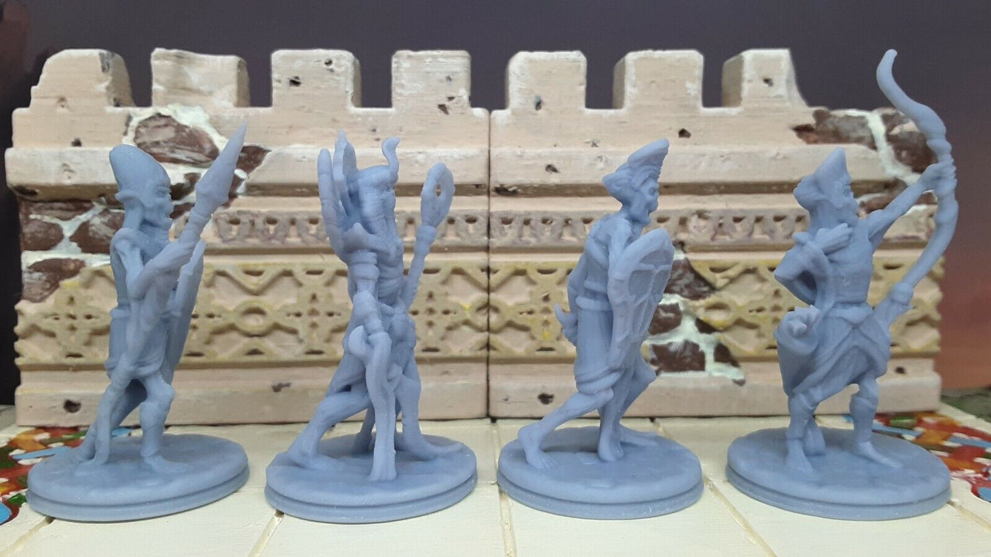 Egyptian Mummy Zombie Army Mini Miniature 28/32mm Figure D&D 3D Printed Resin