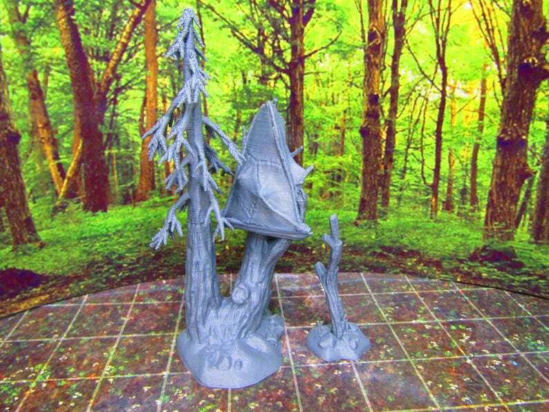 Tree Stand Hunters Tent Blind Scatter Terrain Scenery 3D Printed Figure Model