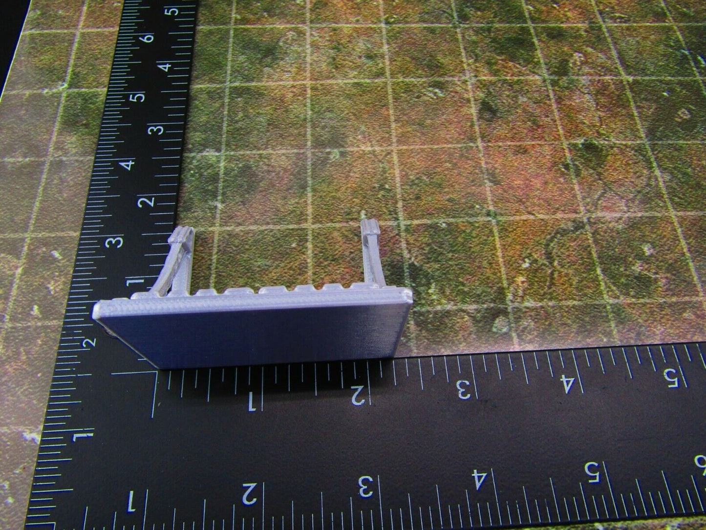 2pc Metal Barrier / Shield Wide Scatter Terrain Scenery Wasteland Apocalypse