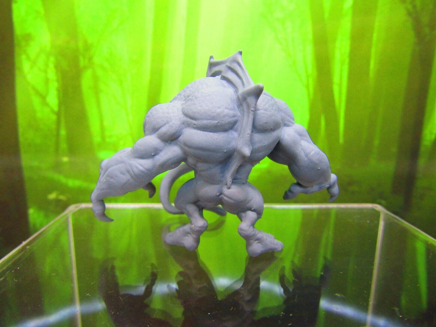 Reptilian River Lake Stalker Monster Mini Miniature 3D Printed Model 28/32mm