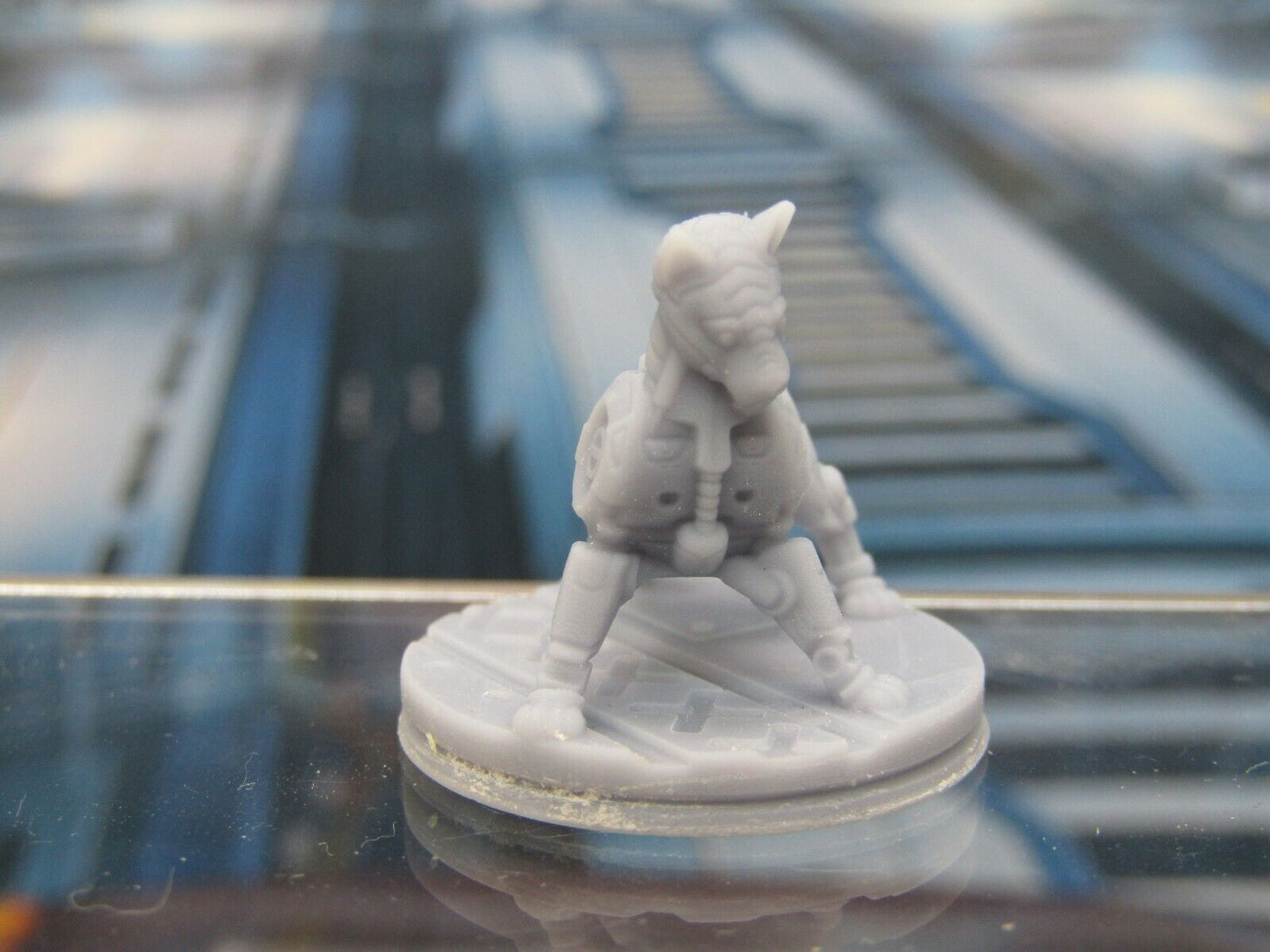 Robot K9 Guard Dog Droid Companion Mini Miniature 3D Printed Figure Model