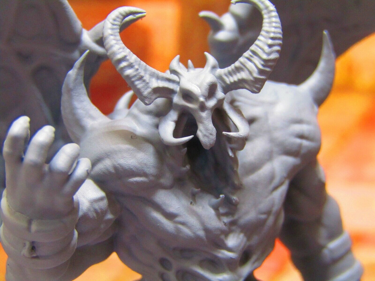 Hell Spawn Demon Winged Beast Horror Monster Mini Miniature 3D Printed Model