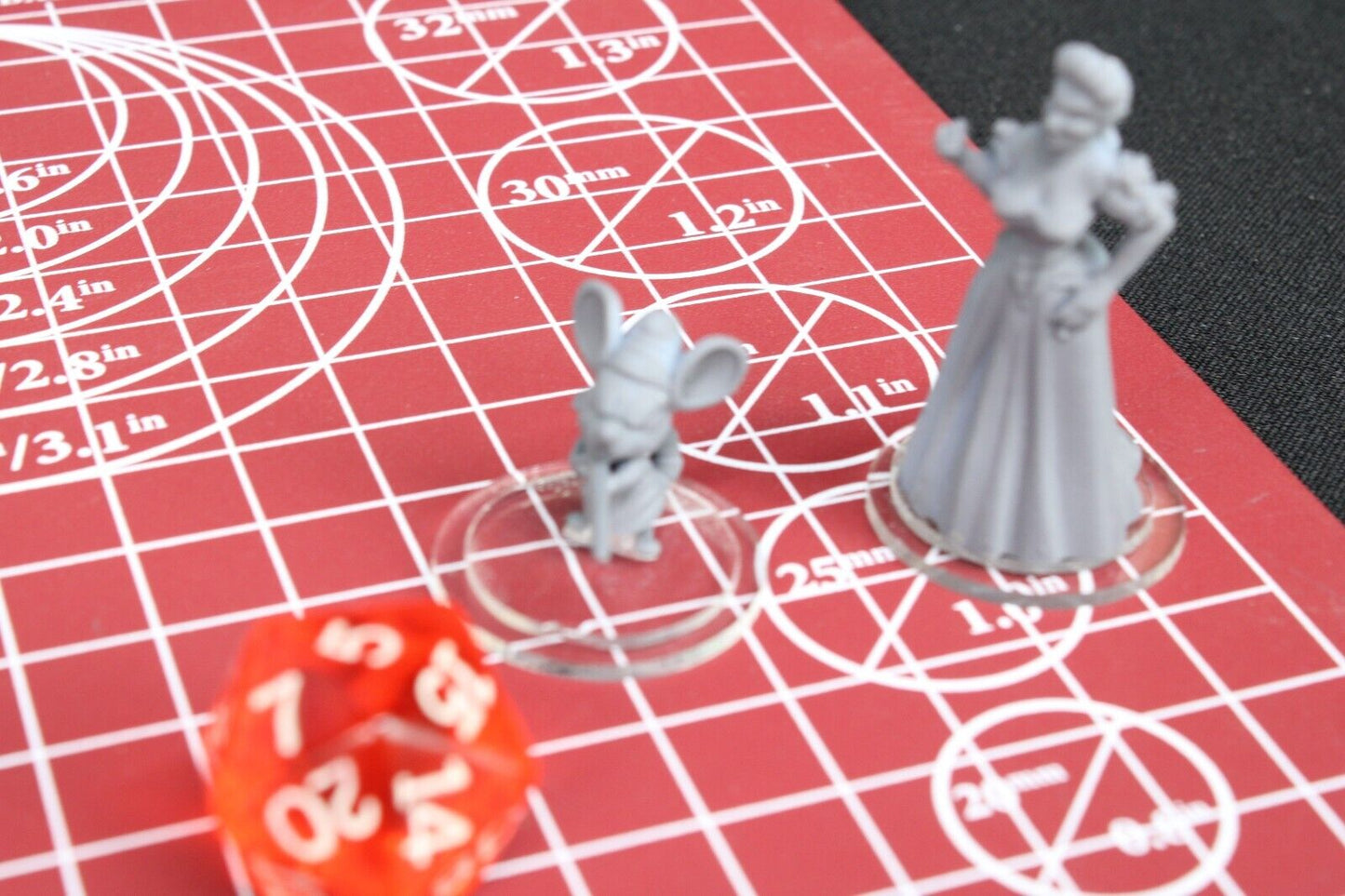 7pc Cinderella Star Player Set Mini Miniature Player Blood Fantasy Football Bowl