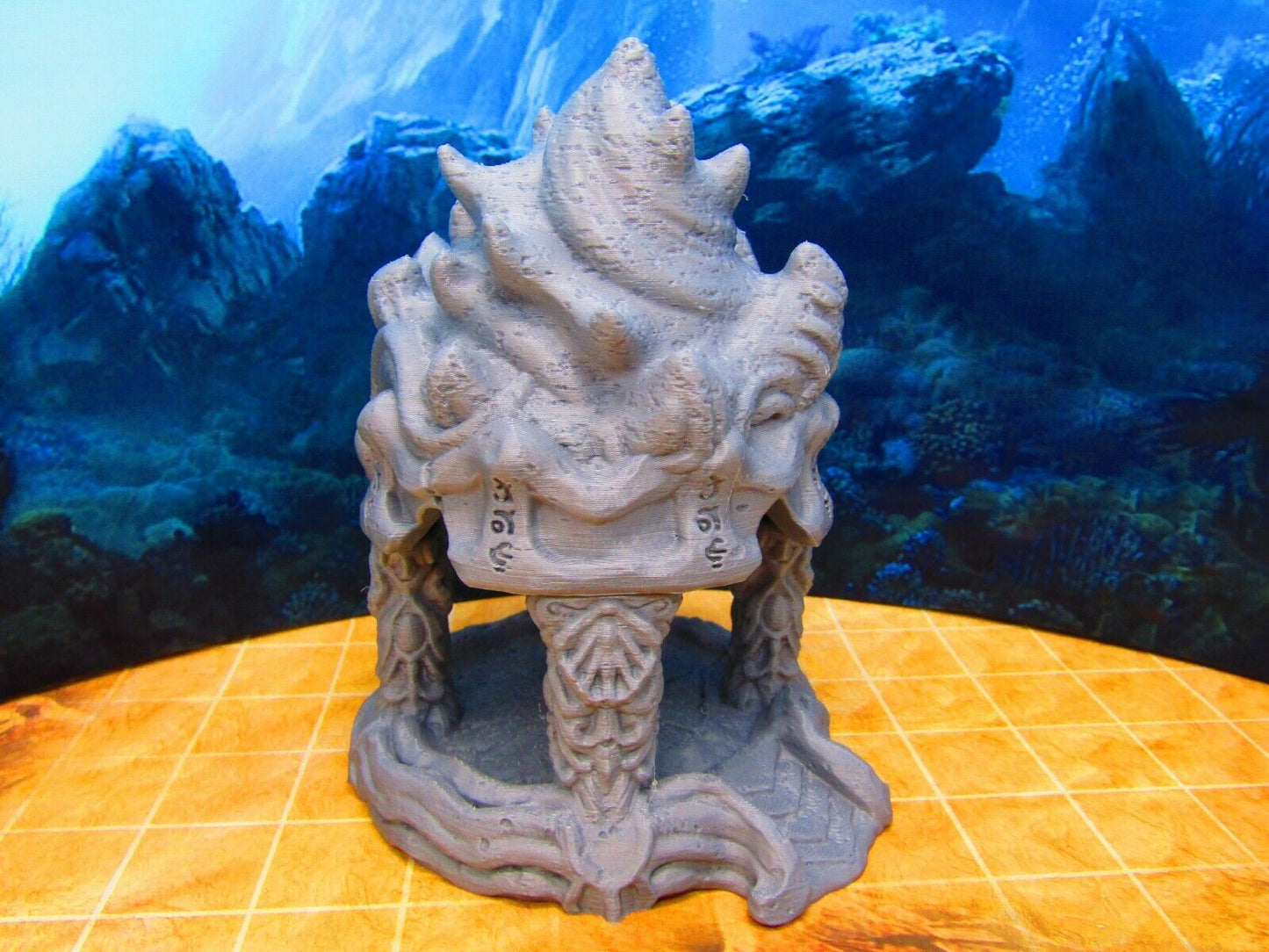 Merfolk Underwater City Altar Gazebo Building Scenery Scatter Terrain Props