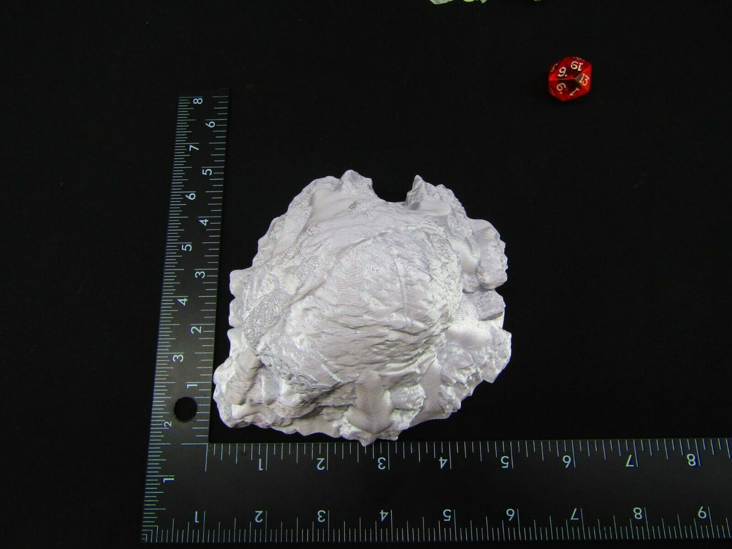 Buried Ruined Ancient Statue w/ Cairn Stone Scatter Terrain Scenery 3D Printed