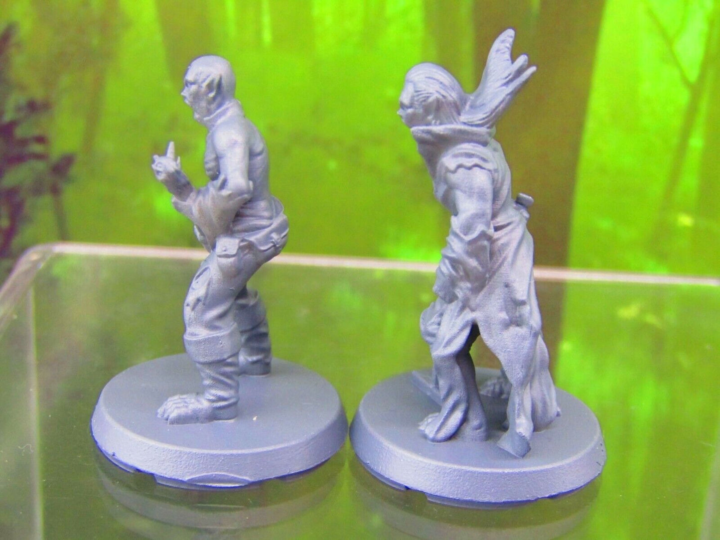 Vampire Thrall Pair Mini Miniatures 3D Printed Resin Model Figure 28/32mm Scale