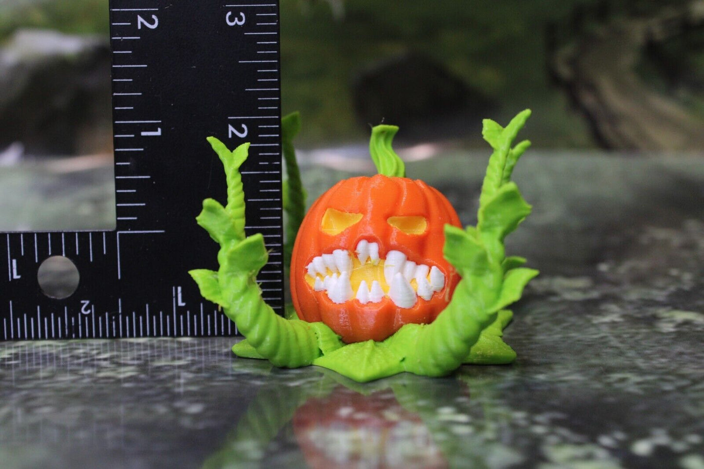 32pc Color Patchmaster Pumpkin Monster Jack o Lantern Encounter Scatter Terrain