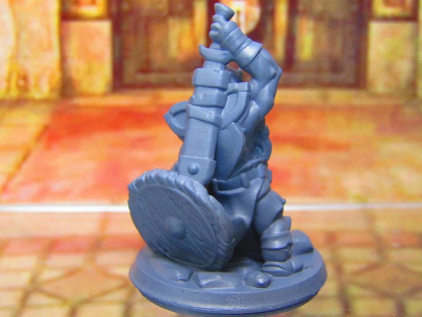 Goblin Fighter Warrior Soldier w/ Sword Mini Miniature Figure 3D Printed Model