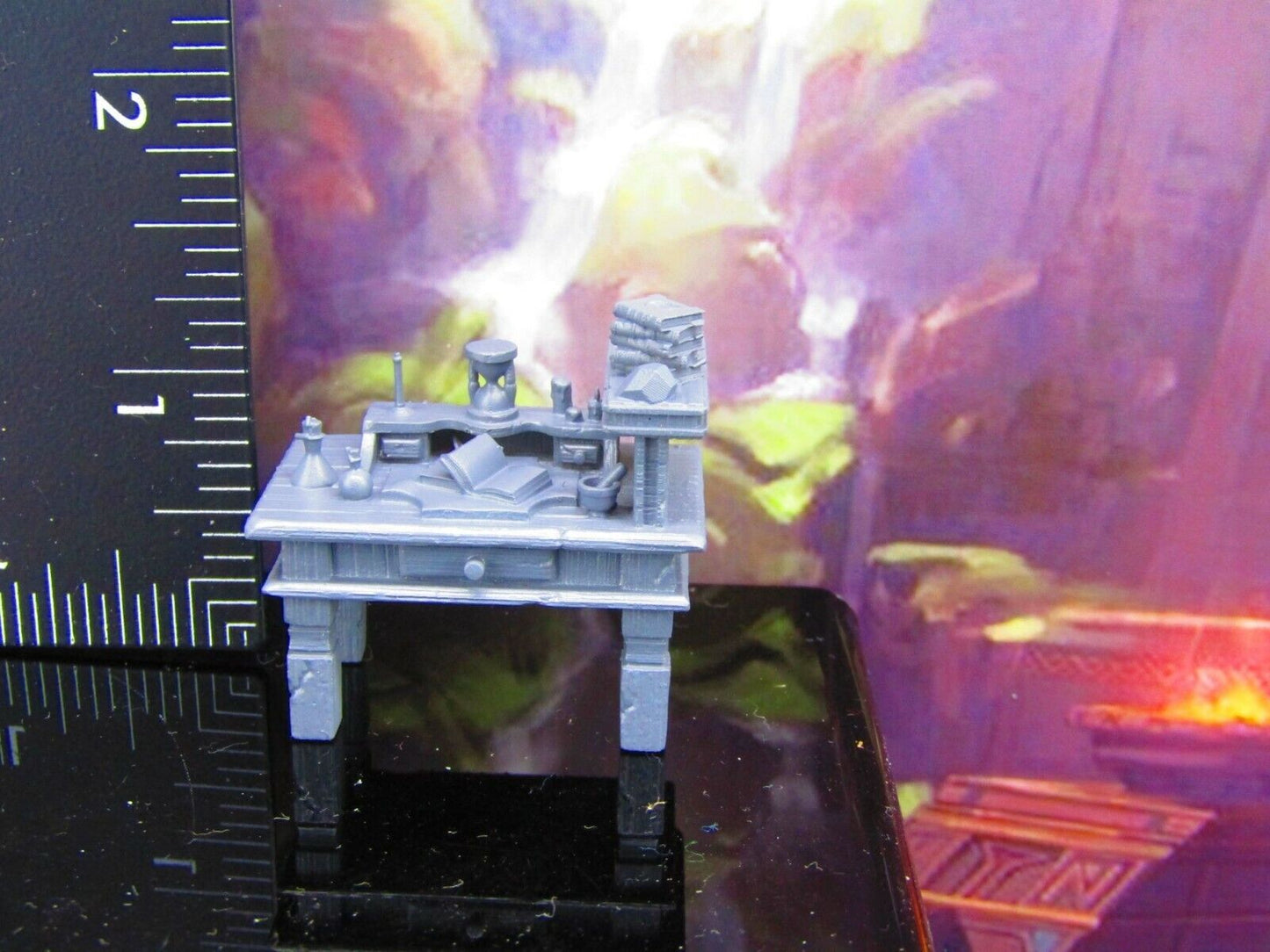 Alchemists Mad Scientist Pair & Workshop Desk Mini Miniature Model Character