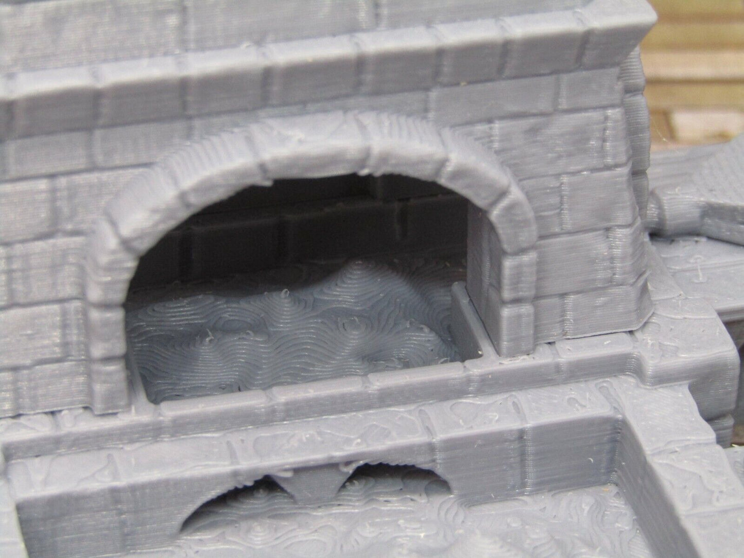 Large Blacksmith's Forge Furnace Set Miniature Scenery Terrain 3D Printed Model