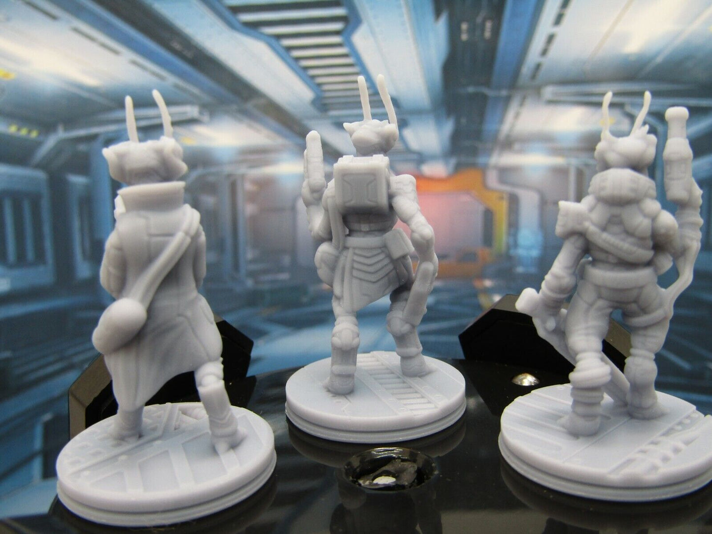 Alien Insectoids Lot of 3 Mini Miniature Scatter Terrain Scenery 3D Printed