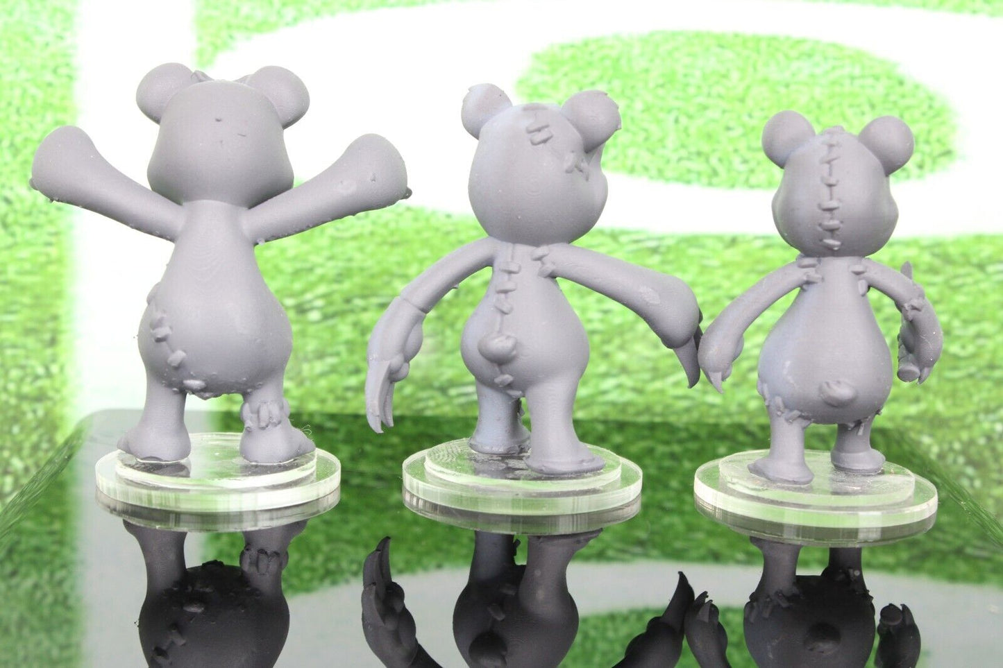 3pc Bears Star Players BB Mini Miniature Player Blood Fantasy Football Bowl BB