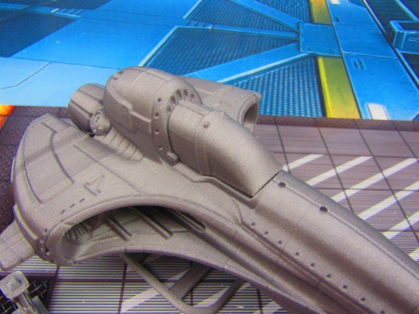 Space Ship Star Fighter B w/ Pilot Scenery Scatter Terrain 3D Printed Model
