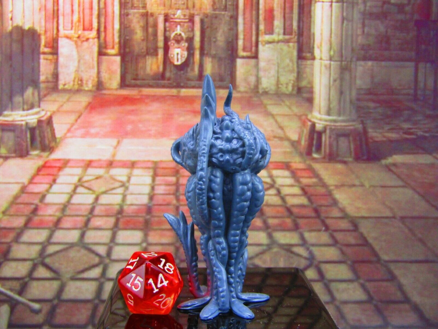 Telepathic Brain Monster Attack Pose Mini Miniature Model Character Figure