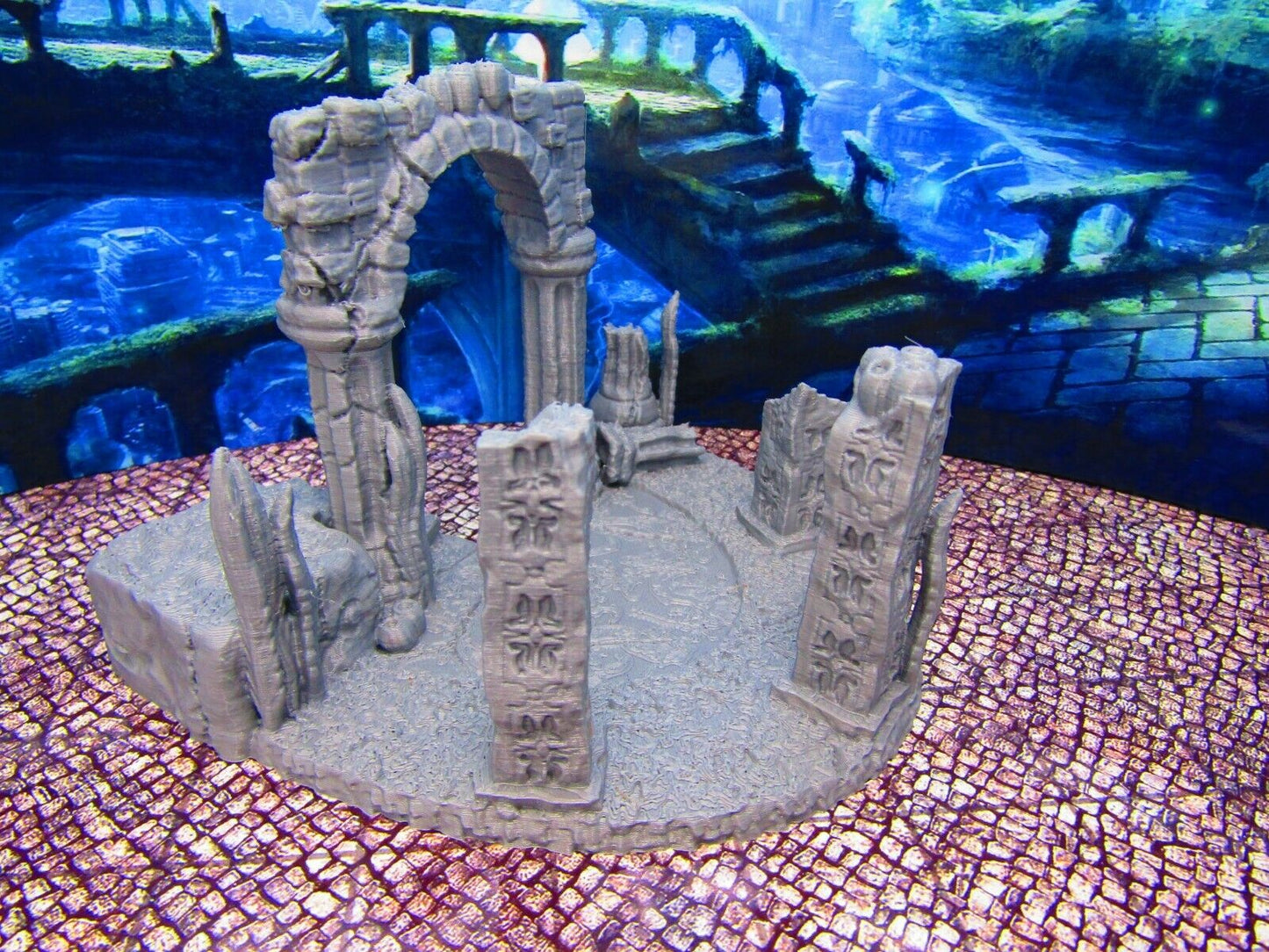 Merfolk Mermaid Deep Sea Plaza City Center Scenery Scatter Terrain Props