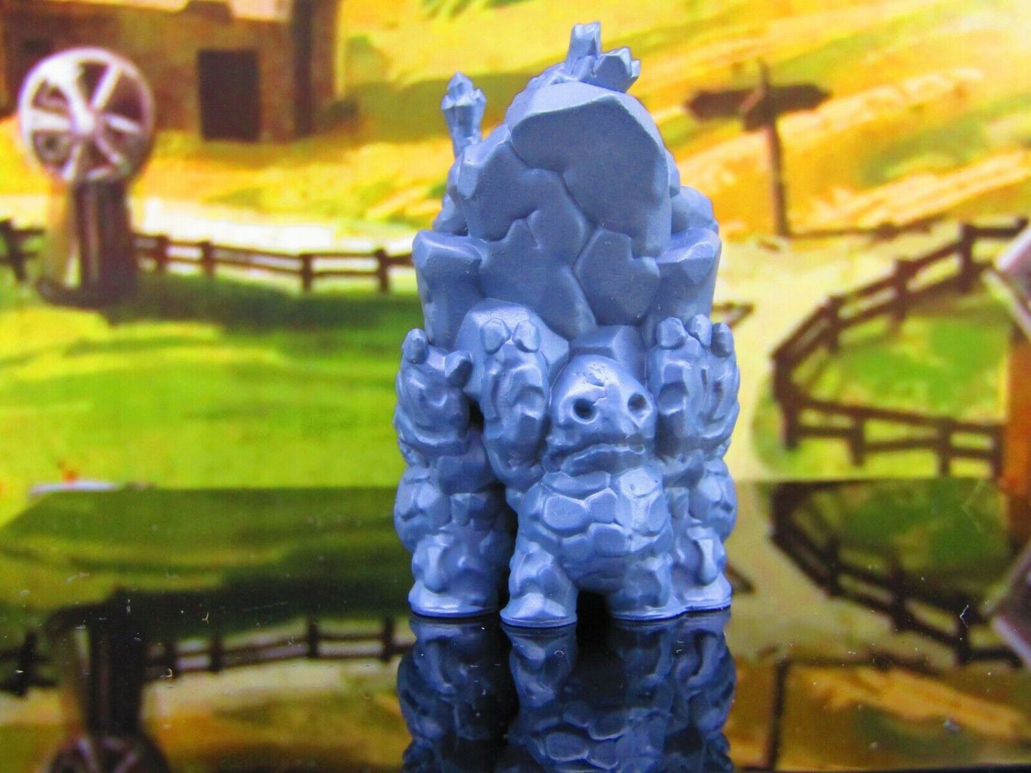 Clod King on Throne Earth Elemental Dirt Folk Mini Miniature Model Character