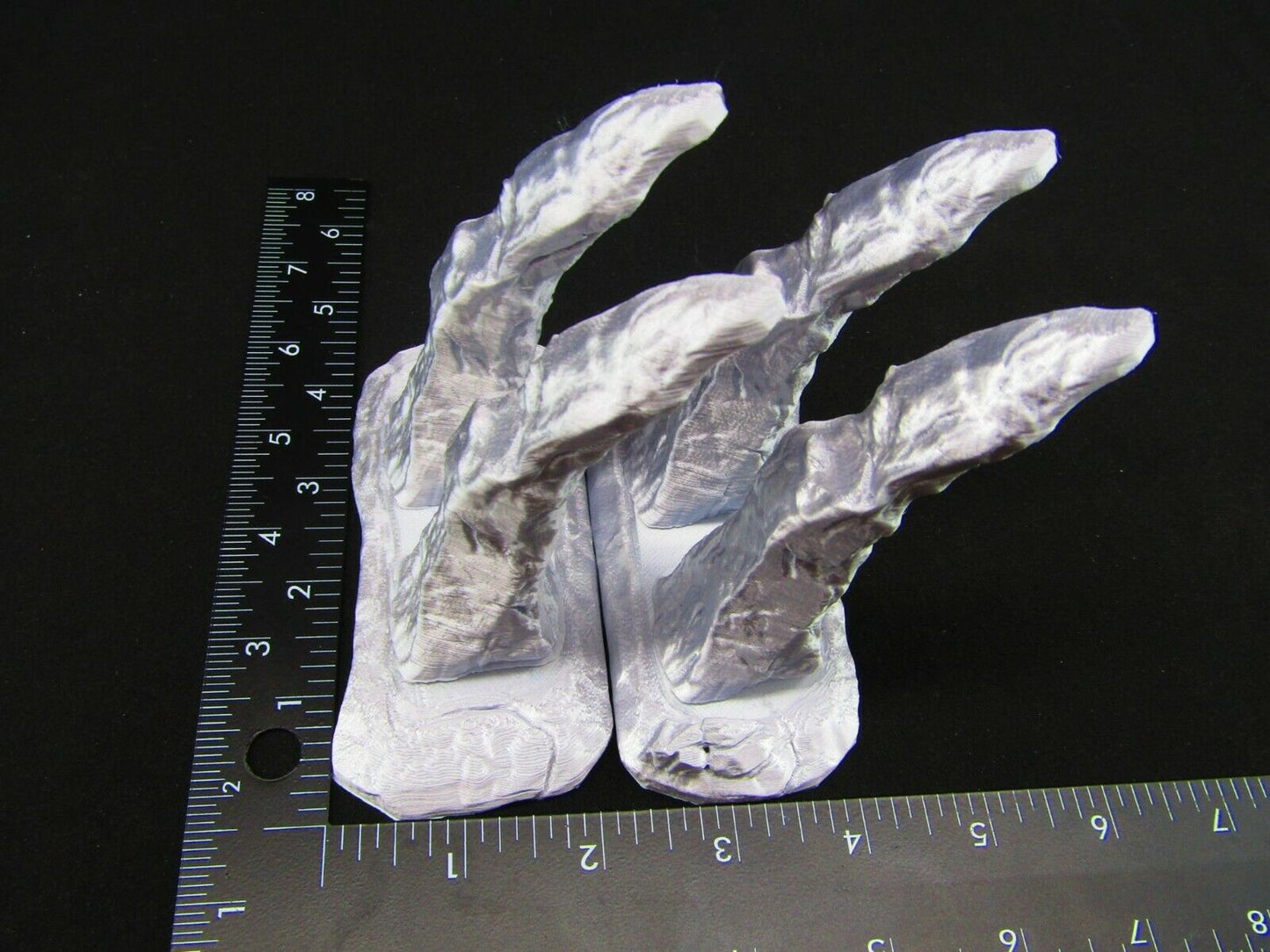 Rocky Spikes Pair Mountainous Scatter Terrain Scenery 3D Printed Mini Miniature