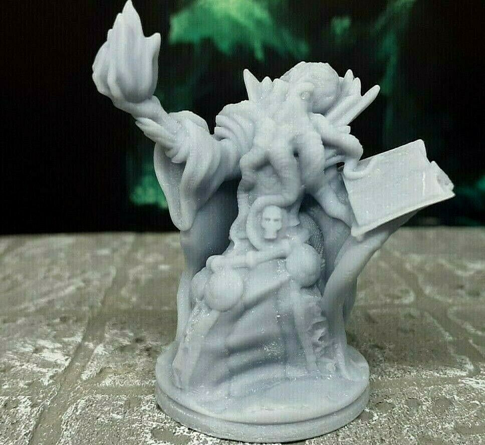 Mind Flayer Illithid Warlock Mini Miniature 28mm Figure D&D 3D Printed Resin