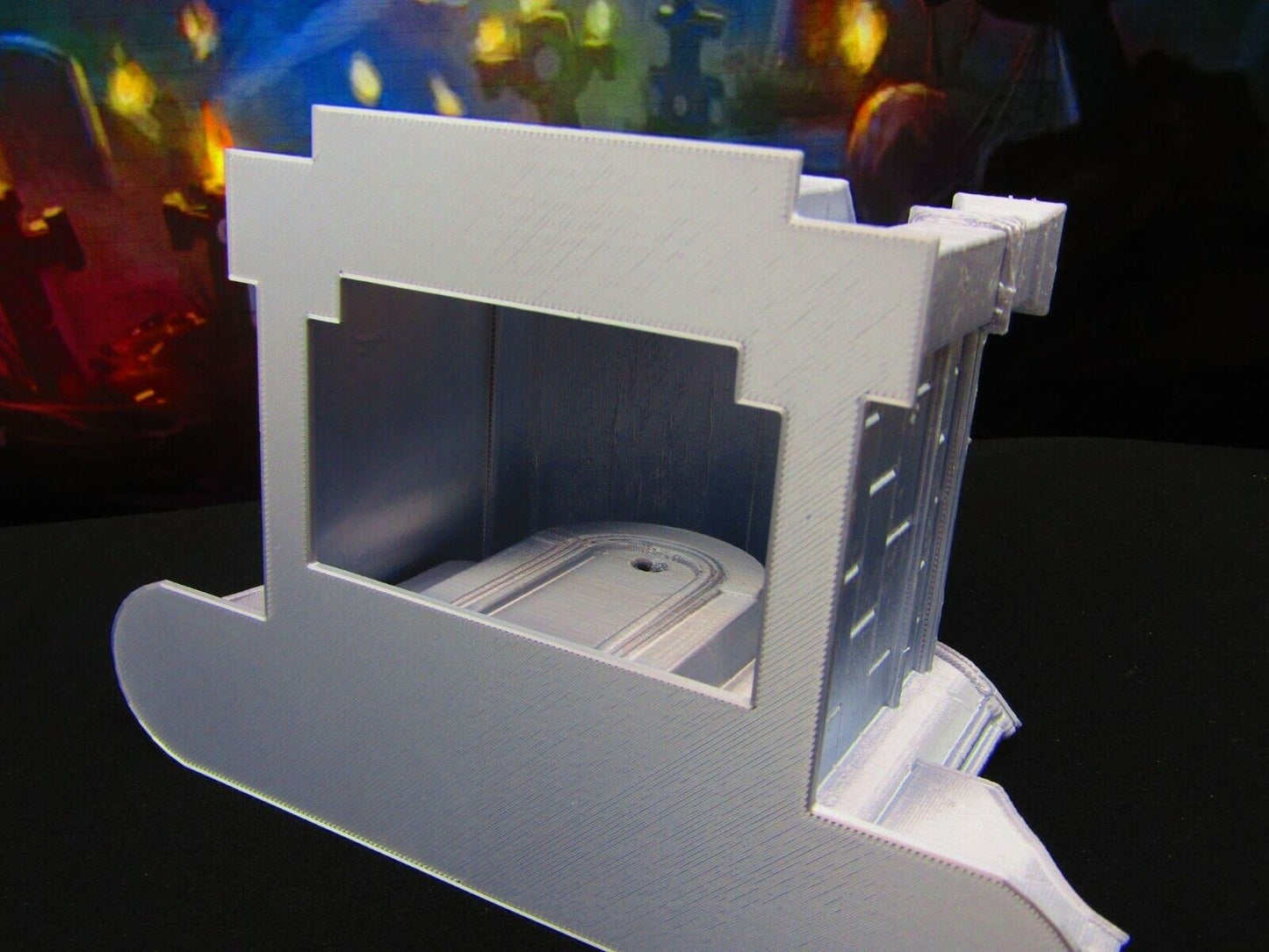 Large Tomb Underground Crypt Entrance for Graveyard / Cemetery Scatter Terrain