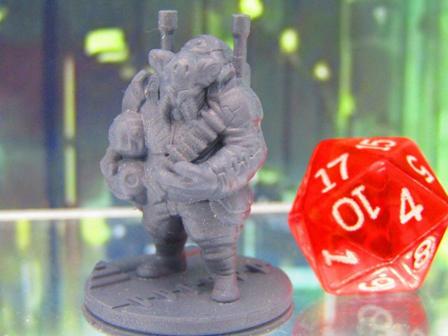 Alien Weapons Arms Gun Dealer Trader Mini Miniature Figure 3D Print Sci Fi