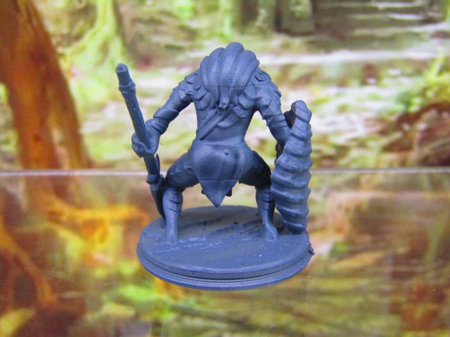 Deepfin Marloch Tribe Warrior w/ Spear Mini Miniature Figure 3D Printed Model