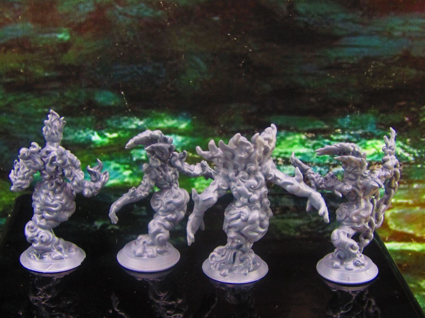 4pc Ghost Spirit Wraith Monster Set Mini Miniature Model Character Figure