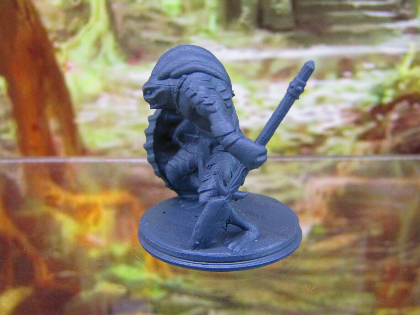 Deepfin Marloch Tribe Warrior w/ Spear Mini Miniature Figure 3D Printed Model