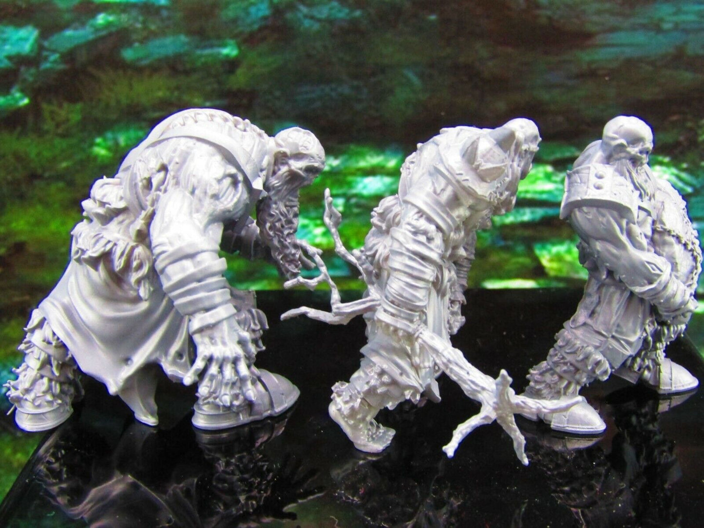 3pc Giant Zombie Grave Brute Monster Set Mini Miniature Model Character Figure