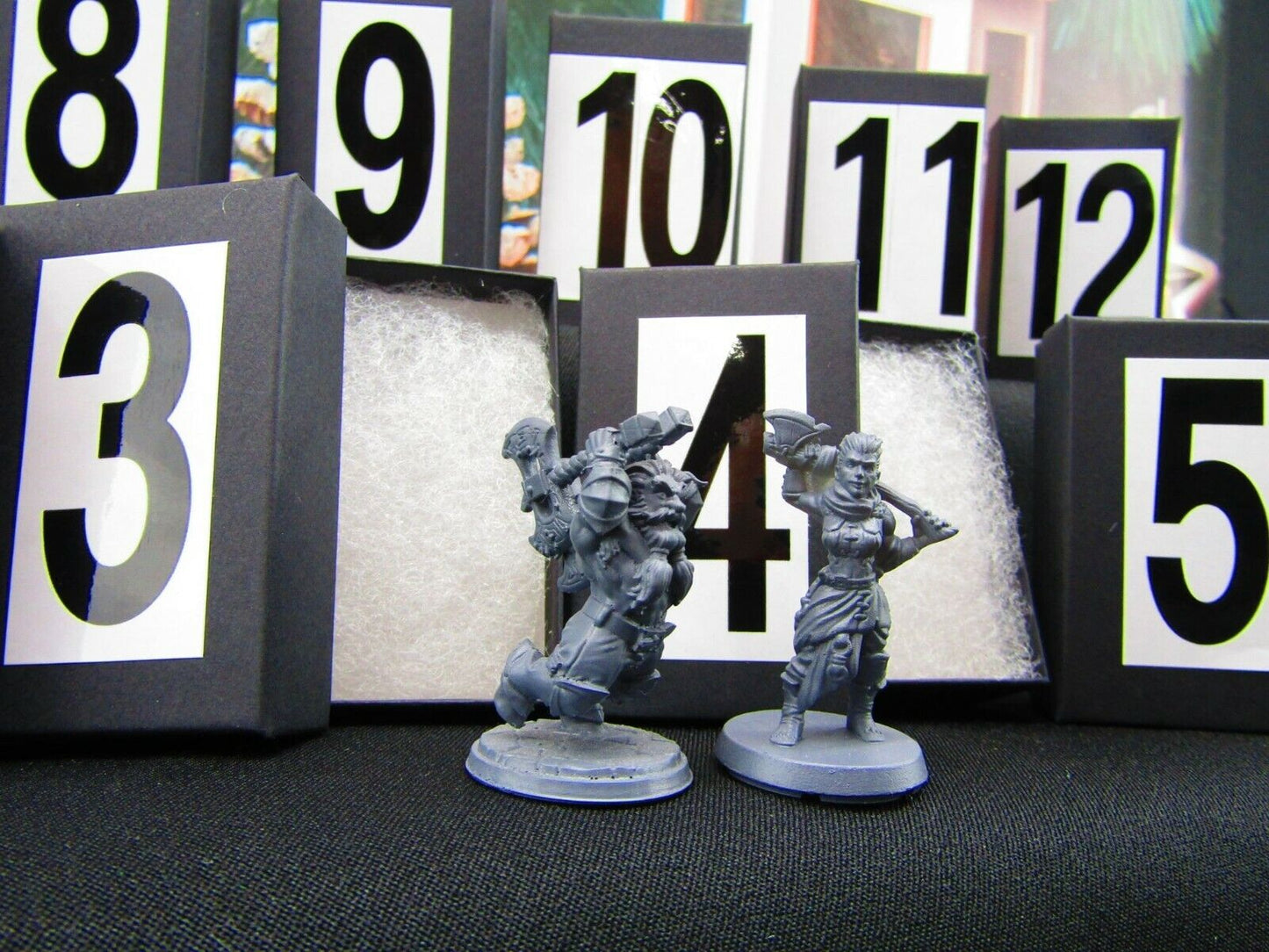 12 Days of Christmas Advent Calendar Fantasy Minis Miniature Figures Set Model