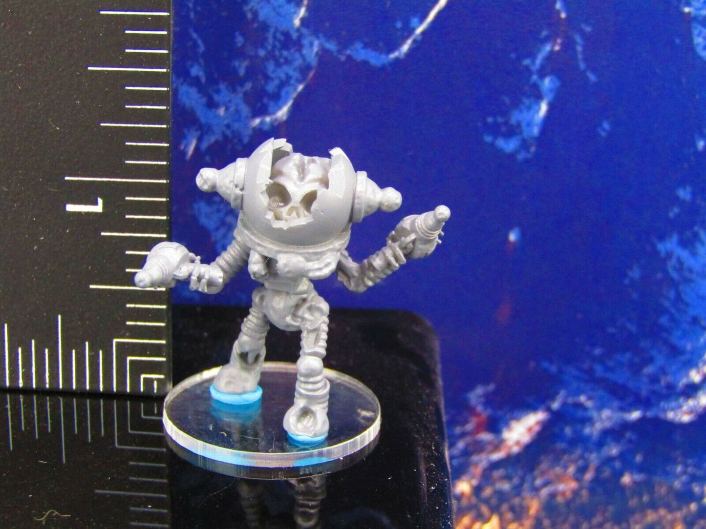 Skeletal Zeta Alien Invader A Mini Miniature Model Character Figure
