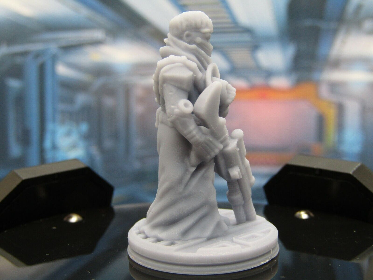 Space Cowboy Space Crew Mini Miniature Figure Scenery Terrain 3D Printed Model
