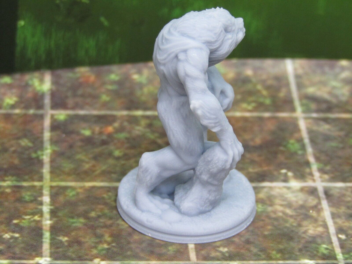 Prowling Werewolf Miniature Mini 3D Printed Resin Model RPG Tabletop Gaming D&D