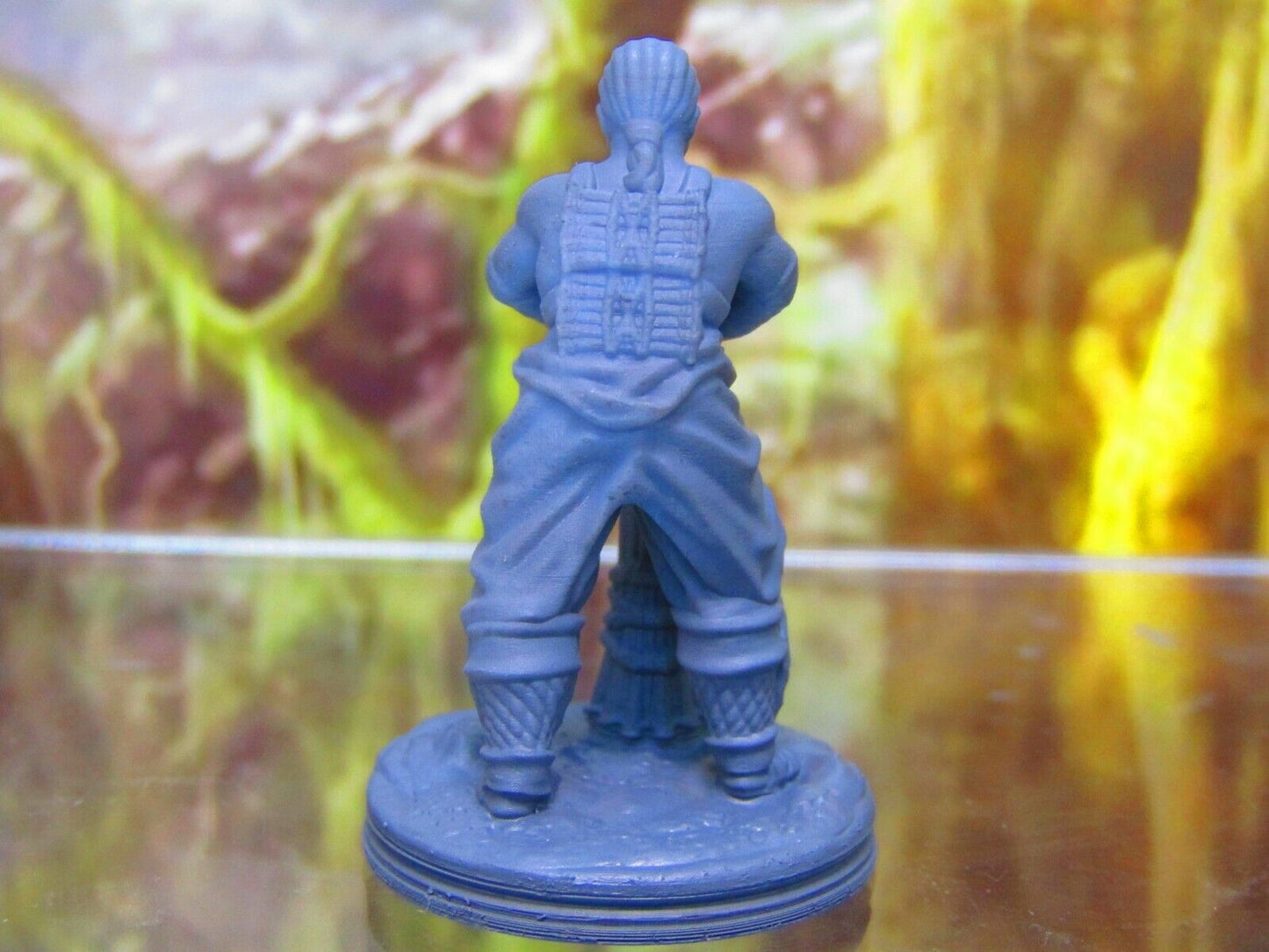 Tribal Jungle Tree Warrior Mini Miniature Figure 3D Printed Model 28/32mm Scale